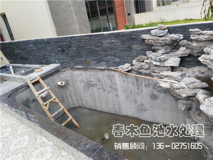 广州从化别墅鱼池设计图片