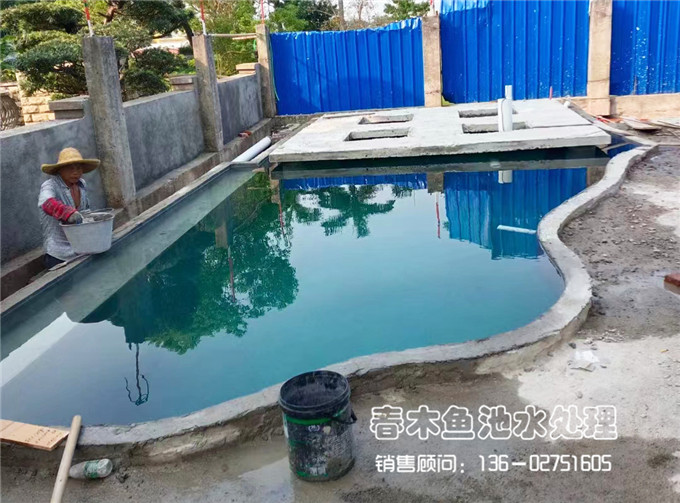 广州别墅庭院鱼池水循环过滤系统设计图2