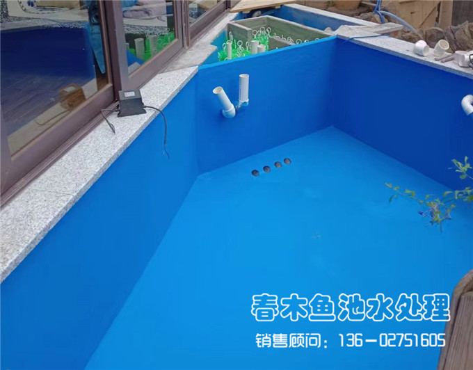 广州海珠区露台鱼池设计建造图片1