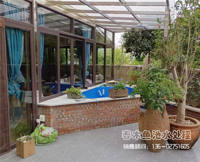 广州海珠区露台鱼池设计建造图片4